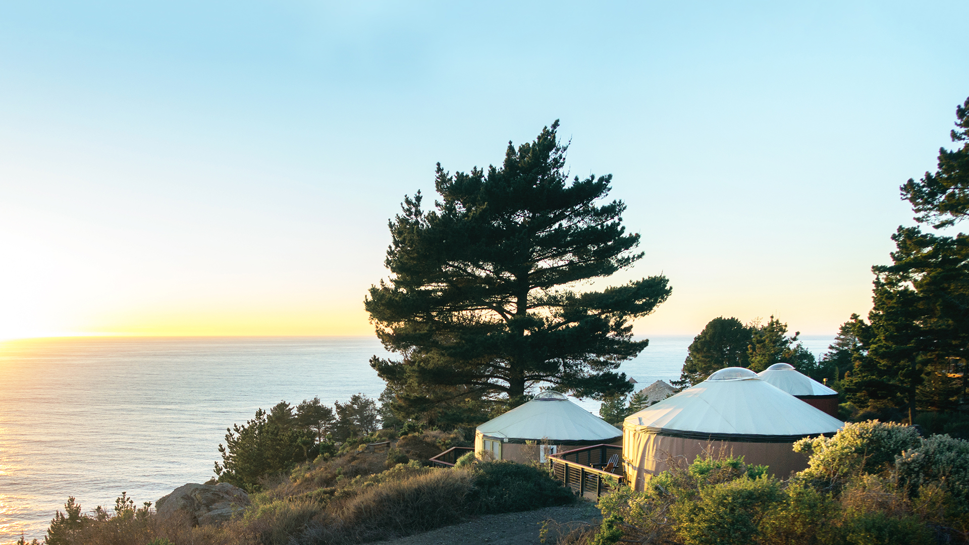California coastal cannabis yurts