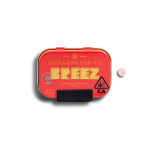 Flowertown Breeze Cinnamon CBD 1 1 Tin