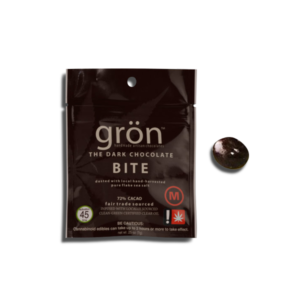 Flowertown Gron Dark Chocolate Espresso Bite THC