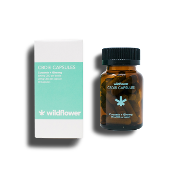 Flowertown-Wildflower-CBD+-Capsules-Curcumin-+-Ginseng